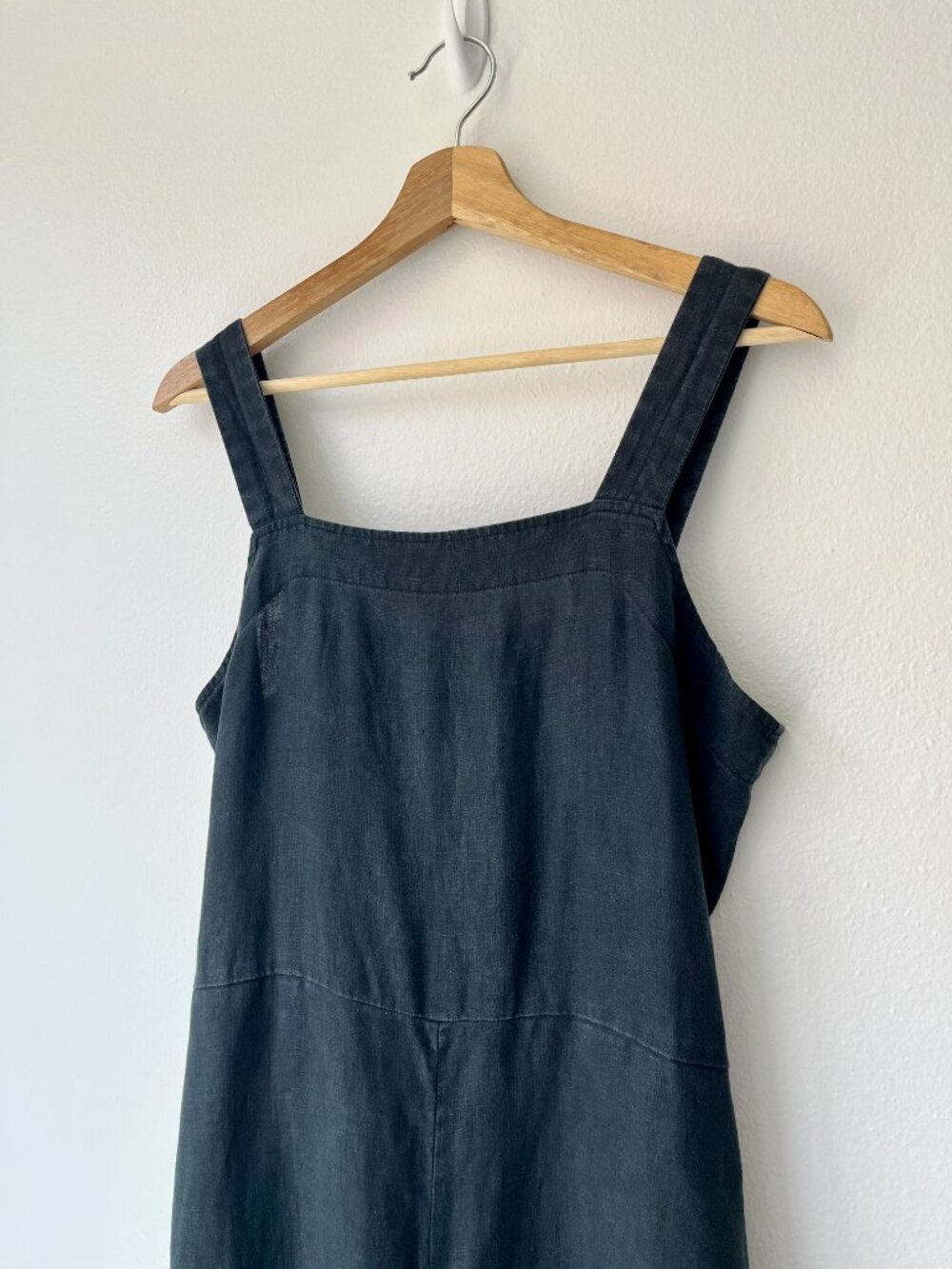 Everlane The Linen Square-Neck Jumpsuit - Sz 6